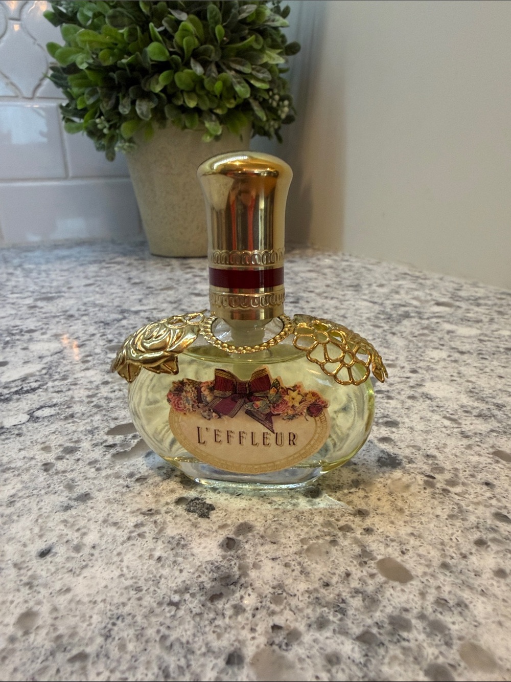 Vintage L'effleur By Coty Cologne Splash  0.75 oz Discontinued